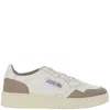 Autry Medalist Leather Rubber Sole Sneakers In Brown