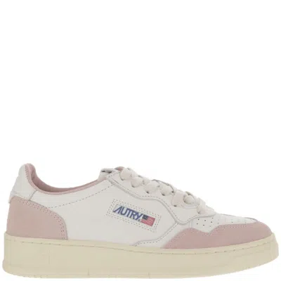 Autry Low Medalist Leather Sneakers In White