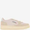 Autry Low Platform Sole Suede Sneakers In Neutral