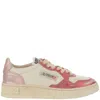 Autry 'super Vintage' Red Sneakers With Logo Patch On The Tongue And Distressed Effect