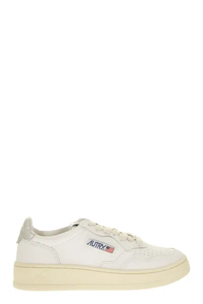 Autry Low Medalist White/silver Trainer