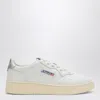 Autry Medalist Low Sneakers Silver In White