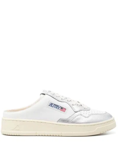 Autry Low Mule Shoes In White
