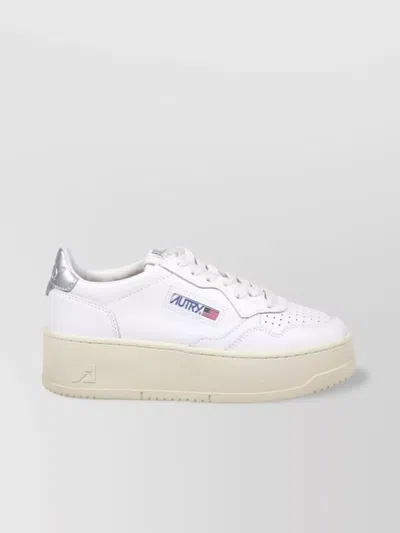 Autry Low Platform Sneaker With Contrast Sole