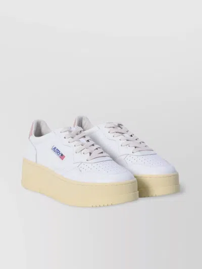 Autry Low Platform Women's Sneakers In White