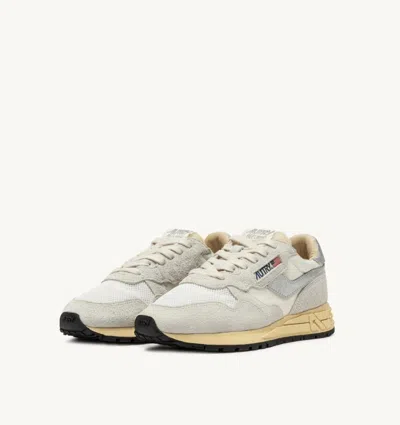 AUTRY LOW-PROFILE SNEAKERS WITH NYLON AND SUEDE UPPERS