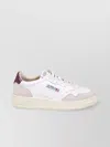 Autry Low Sneaker With Contrast Heel Tab