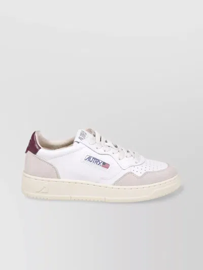 Autry Low Sneaker With Contrast Heel Tab