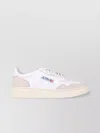 Autry Low Sneaker With Contrast Panel And Perforated Detailing