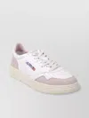 Autry Low Sneaker With Contrast Panels And Perforated Detailing