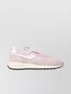 Autry Low Sneaker With Suede Panels And Rubber Sole In Neutrals