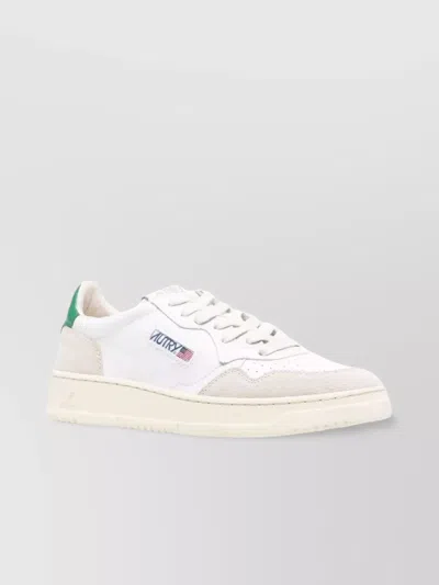 Autry Low Suede Sneakers Medalist In White