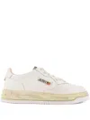 Autry Medalist Low Vintage X Mihara Yasuhiro White Sneakers With Handcrafted Sole In Leather Man In White