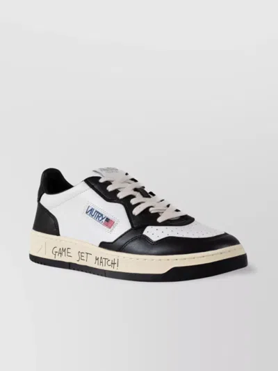 AUTRY CALF LEATHER LOW-TOP SNEAKERS