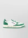Autry Medalist Low Leather Sneakers In Green