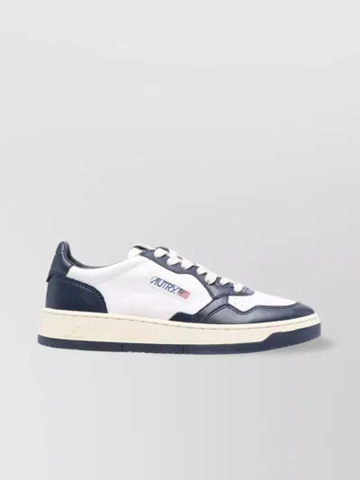 Autry Low Top Leather Sneakers In Neutrals