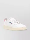 Autry Low-top Leather Sneakers Perforated Detailing In White