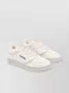 Autry Low Top Leather Sneakers With Faux Fur Effect