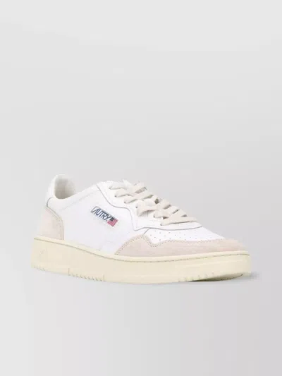 AUTRY LOW TOP LEATHER/SUEDE SNEAKERS
