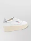 Autry Platform Low-top Sneakers With Platform Sole In White