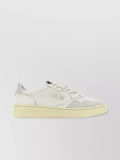 Autry Low-top Open Sneakers Contrast Sole In White