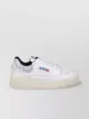 Autry 'clc' White Low Top Sneakers With Logo Patch In White