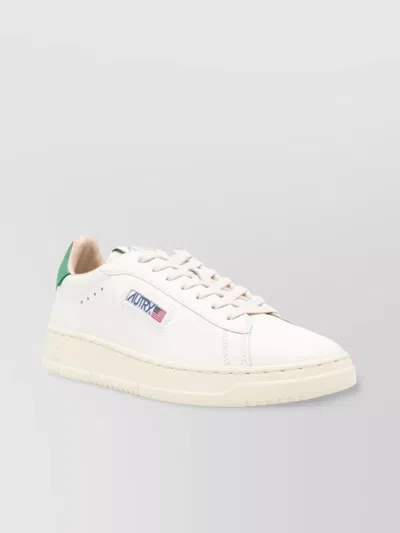Autry Low-top Rubber Sole Sneakers With Perforated Detailing