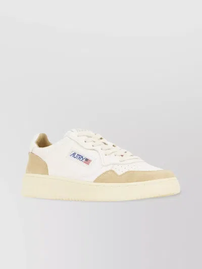 Autry Low-top Rubber Sole Sneakers With Suede Accents