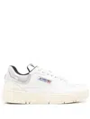 Autry Low-top Smooth Leather Sneakers With Perforated Detailing In White