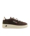 Autry Suede Leather Trainers In Brown
