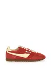 Autry Windspin Sneakers In Suede And Parrot And Rutabaga Leather In Red