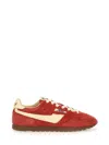 Autry Windspin Sneakers In Suede And Parrot And Rutabaga Leather In Red
