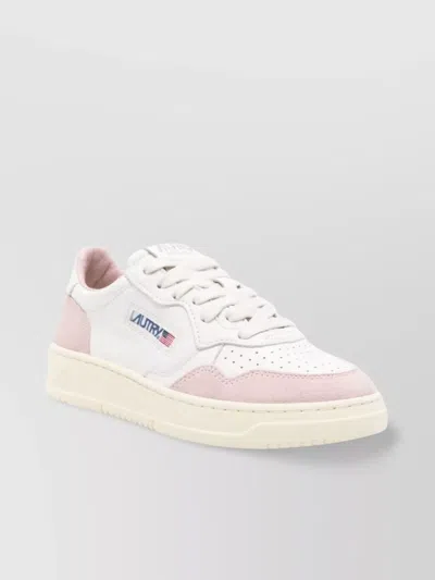 Autry Low Top Sneakers Contrast Panels In White
