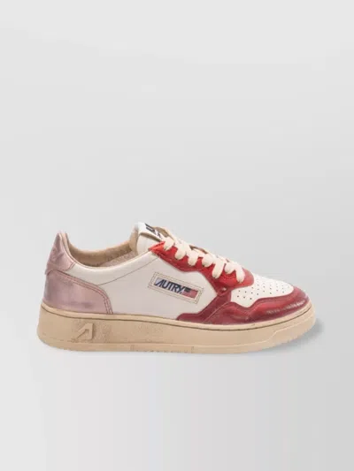 Autry Low Top Sneakers Contrast Panels In Multi