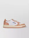 Autry Low Top Sneakers Contrast Sole In Brown