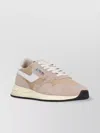Autry Pink Suede Leather And Fabric Sneakers