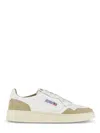 Autry Low-top Sneakers Crafted From Goat Leather In Neutral