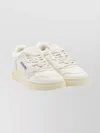 Autry Low Top Sneakers Featuring Perforated Design In White