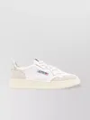 Autry Low Top Sneakers In Calf Leather And Suede In White