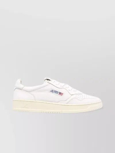 AUTRY LOW TOP SNEAKERS IN GOATSKIN