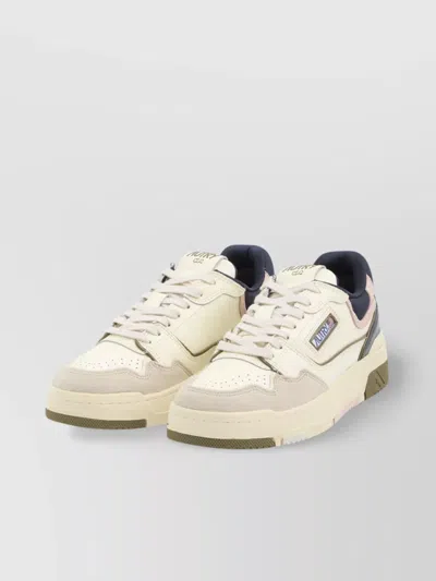 AUTRY LOW TOP SNEAKERS LEATHER ACCENTS