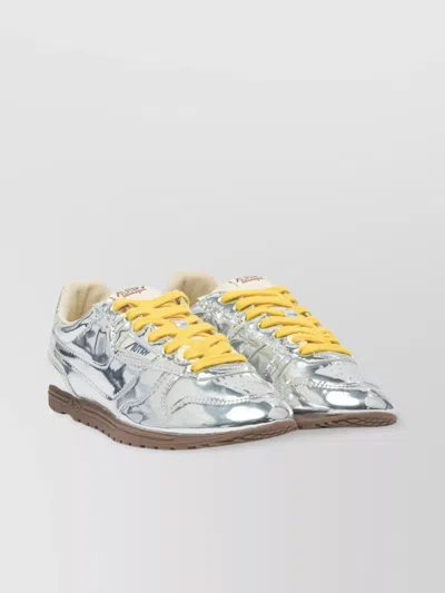 AUTRY LOW TOP SNEAKERS MIRROR/NYL