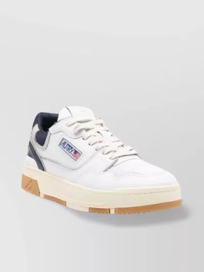 Autry Low Top Sneakers Panelled Design In White