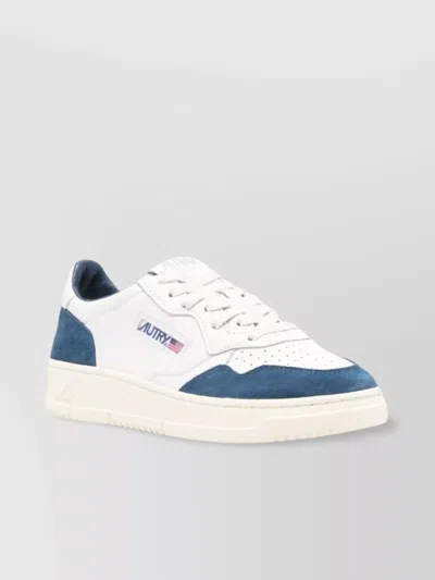 Autry Low Top Sneakers Perforated Detailing In White