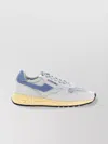 Autry Low-top Sneakers Rubber Sole Mesh Upper Suede Overlays In Blue