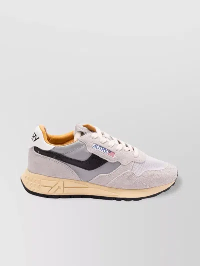 Autry Low Top Sneakers With Chunky Rubber Sole In Pink