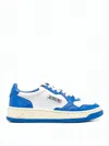 Autry Low-top Sneakers With Classic Silhouette And Vibrant Overlays In Blue