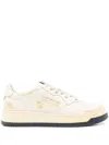 Autry Low-top Sneakers With Distressed Finish And Perforated Detailing