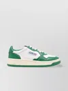 Autry Low Top Panelled Sneakers With Flatform Sole