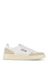 Autry Low-top Sneakers With Leather And Suede Accents In Multi